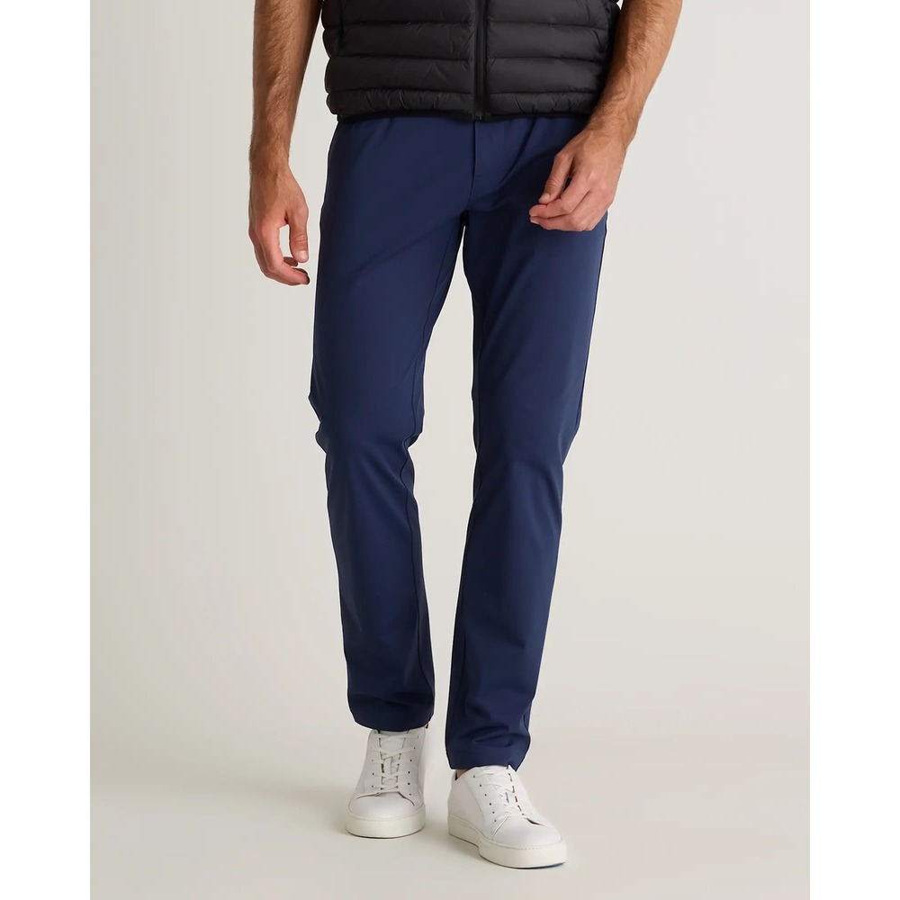 Quince Ultra-Stretch 24/7 Chino Pants Mens Navy Blue Performance Trousers NEW